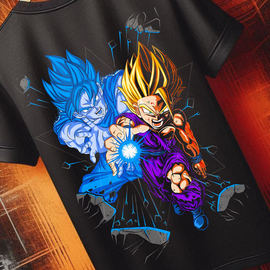 Dragon Ball Z - Goku Gohan Kamehameha | Anime Graphic Tee
