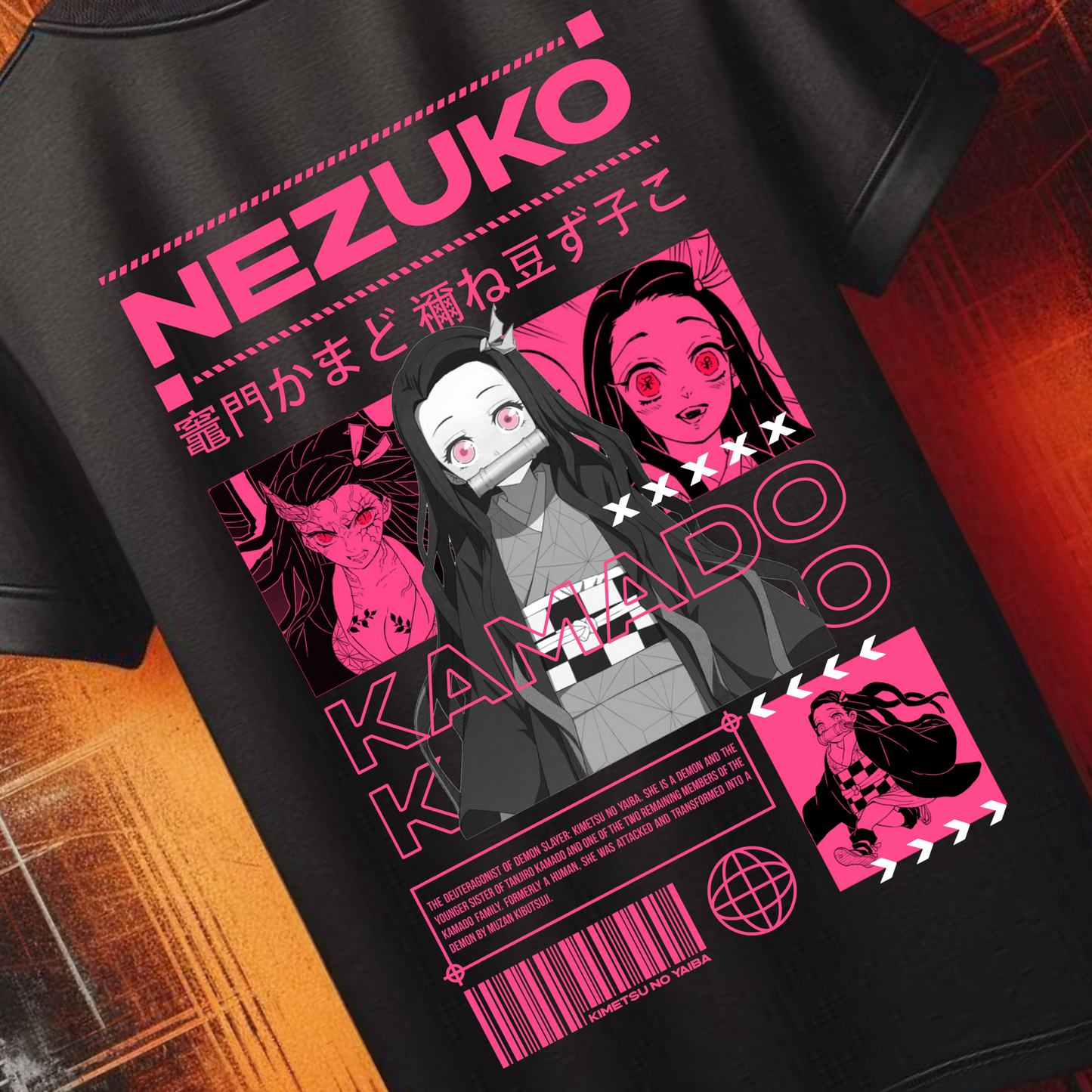 Demon Slayer - Nezuko Kamado Tshirt | Anime Graphic Tee
