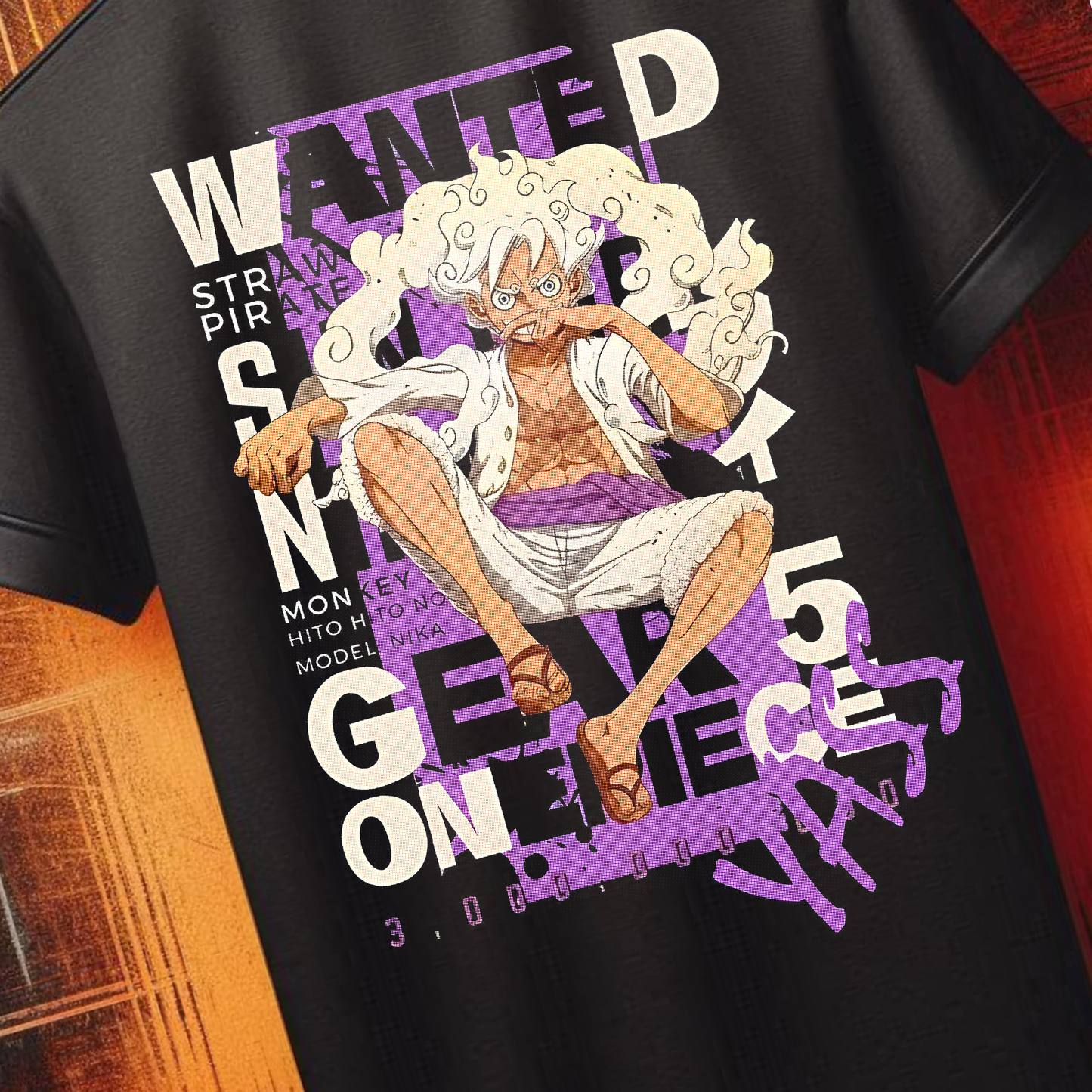 One Piece - Luffy - Gear 5 v2 | Anime Graphic Tee