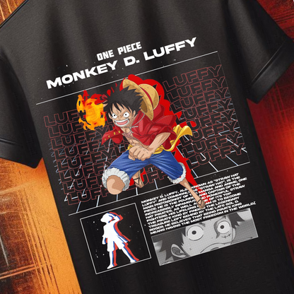 One Piece - Luffy v4  | Anime Graphic Tee
