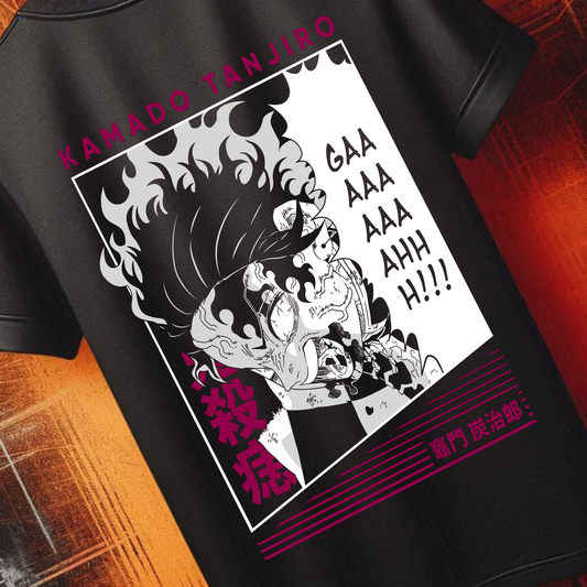 Demon Slayer - Tanjiro Kamado Demon v2 | Anime Graphic Tee