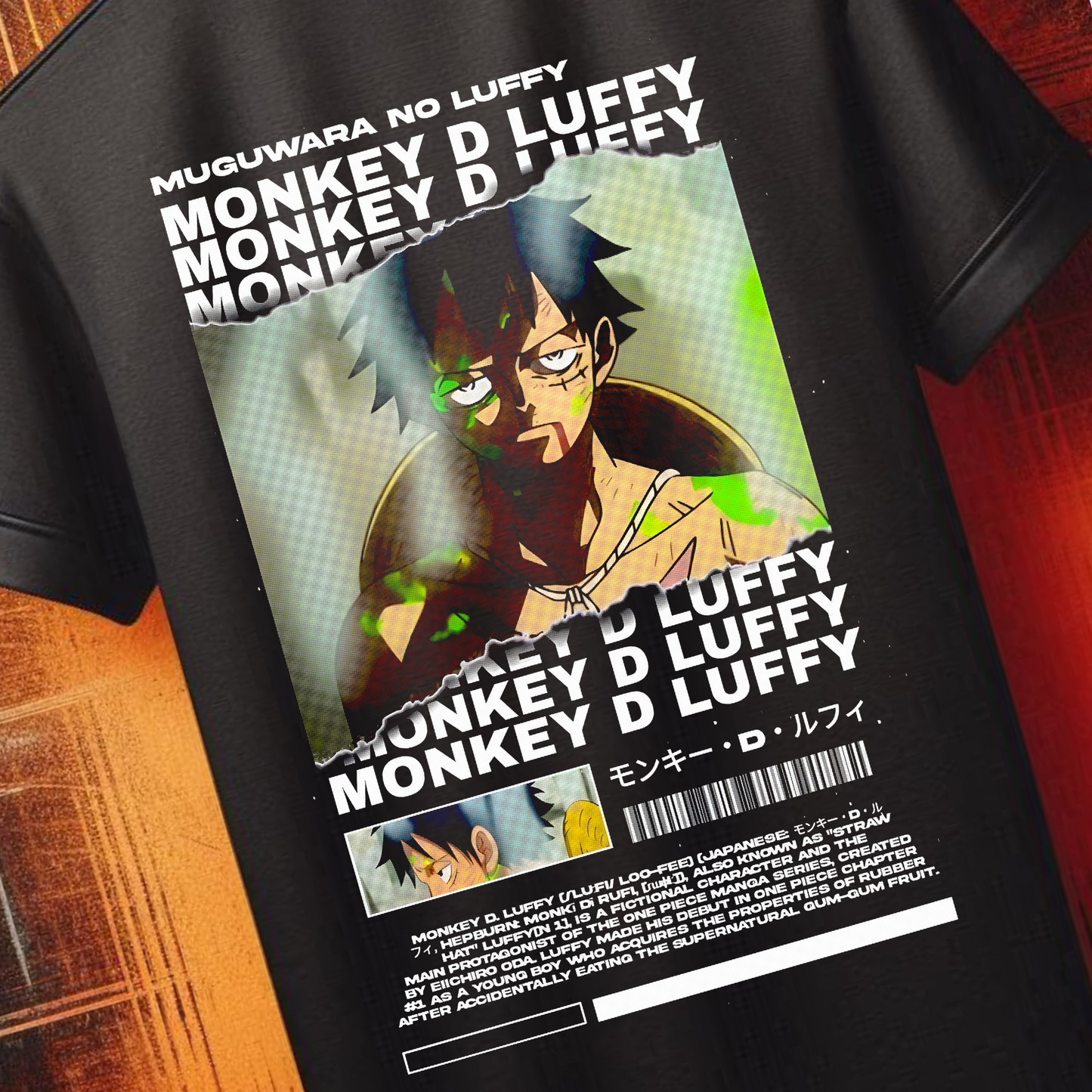 One Piece - Luffy v5 | Anime Graphic Tee