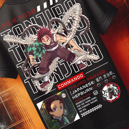 Demon Slayer - Tanjiro Kamado Demon | Anime Graphic Tee