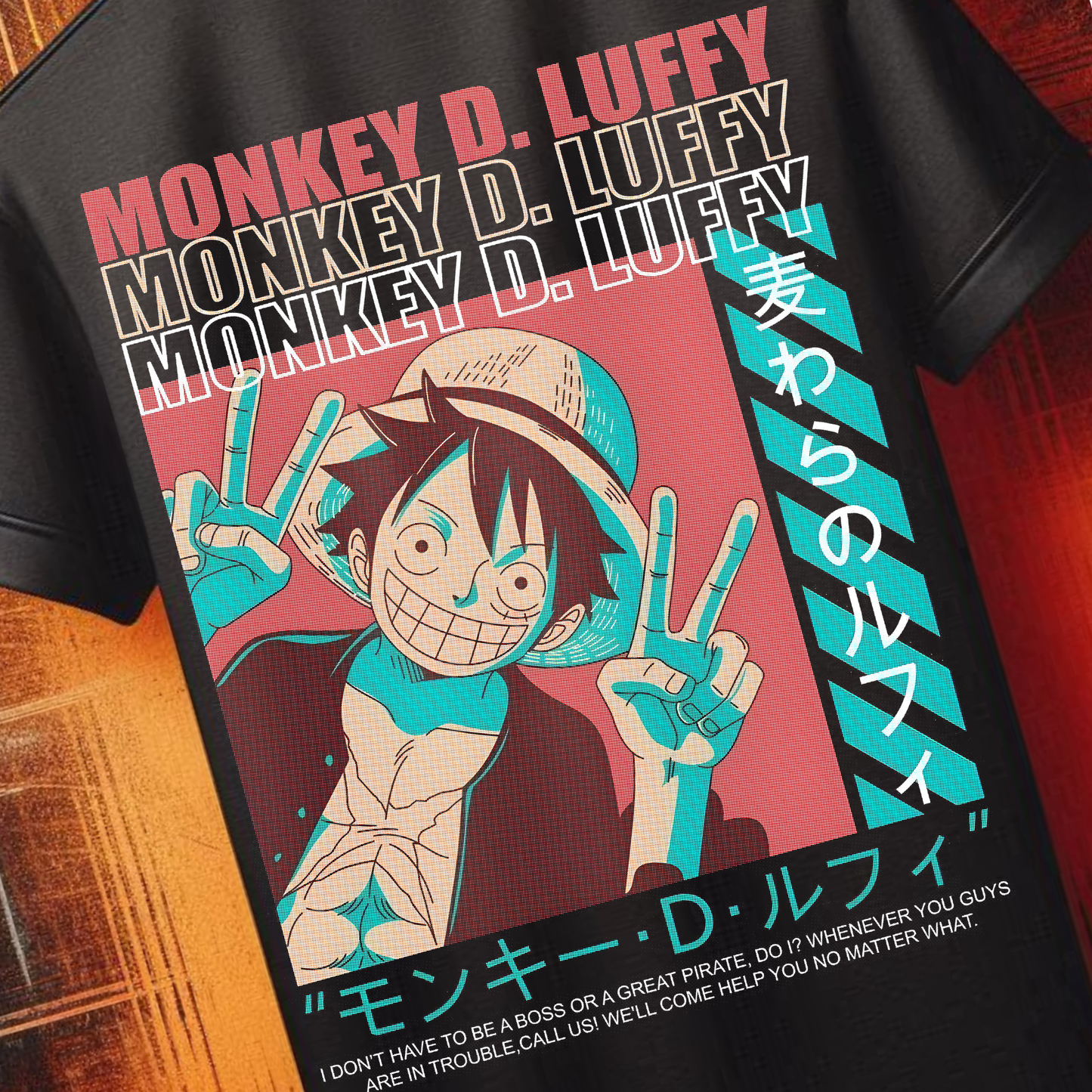 One Piece - Luffy v2 | Anime Graphic Tee