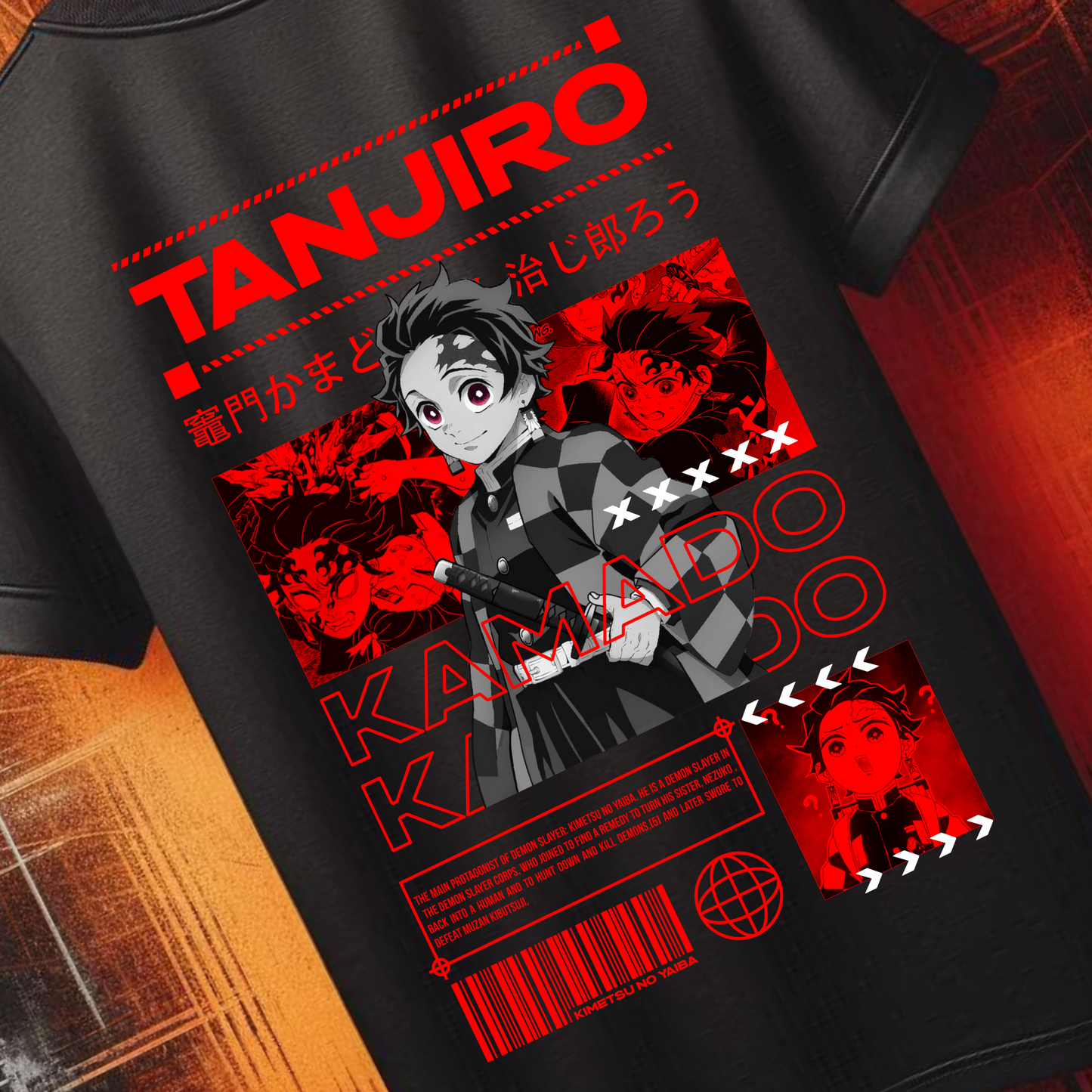 Demon Slayer - Tanjiro Kamado | Anime Graphic Tee