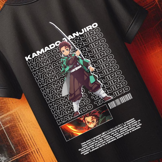 Demon Slayer - Tanjiro Kamado v3 | Anime Graphic Tee