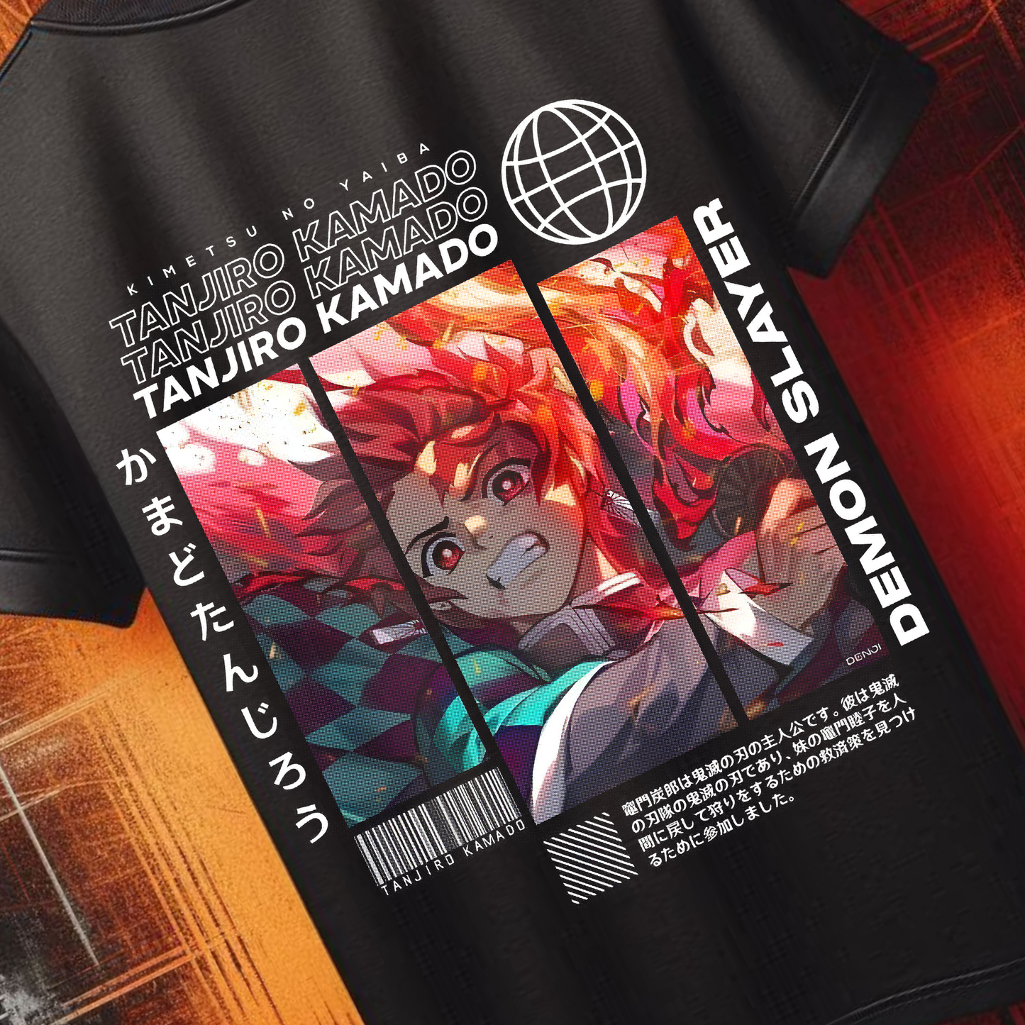 Demon Slayer - Tanjiro Kamado v5 | Anime Graphic Tee