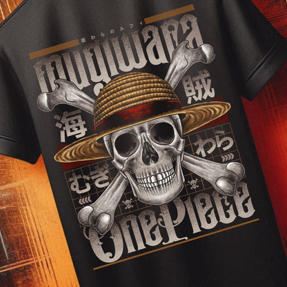 One Piece - Straw Hats Skull | Anime Graphic Tee