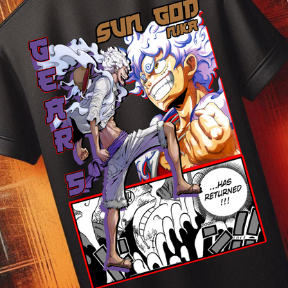 One Piece - Luffy - Sun God | Anime Graphic Tee