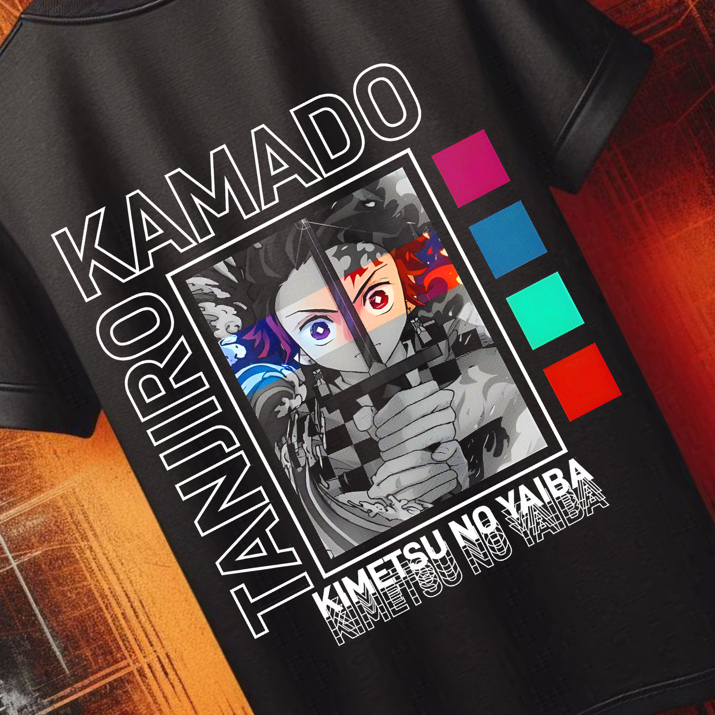 Demon Slayer - Tanjiro Kamado v2 | Anime Graphic Tee