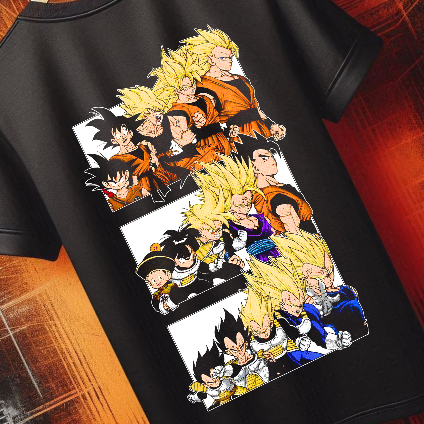 Dragon Ball Z - Saiyans Big 3 | Anime Graphic Tee
