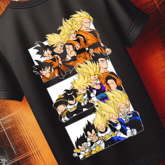 Dragon Ball Z - Saiyans Big 3 | Anime Graphic Tee