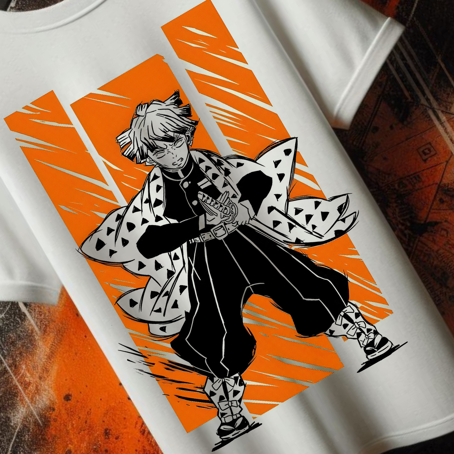 Demon Slayer - Zenitsu Agatsuma Tshirt v4 | Anime Graphic Tee
