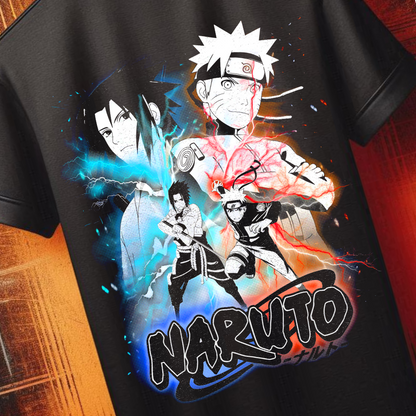 Naruto vs Sasuke v2 | Anime Graphic Tee