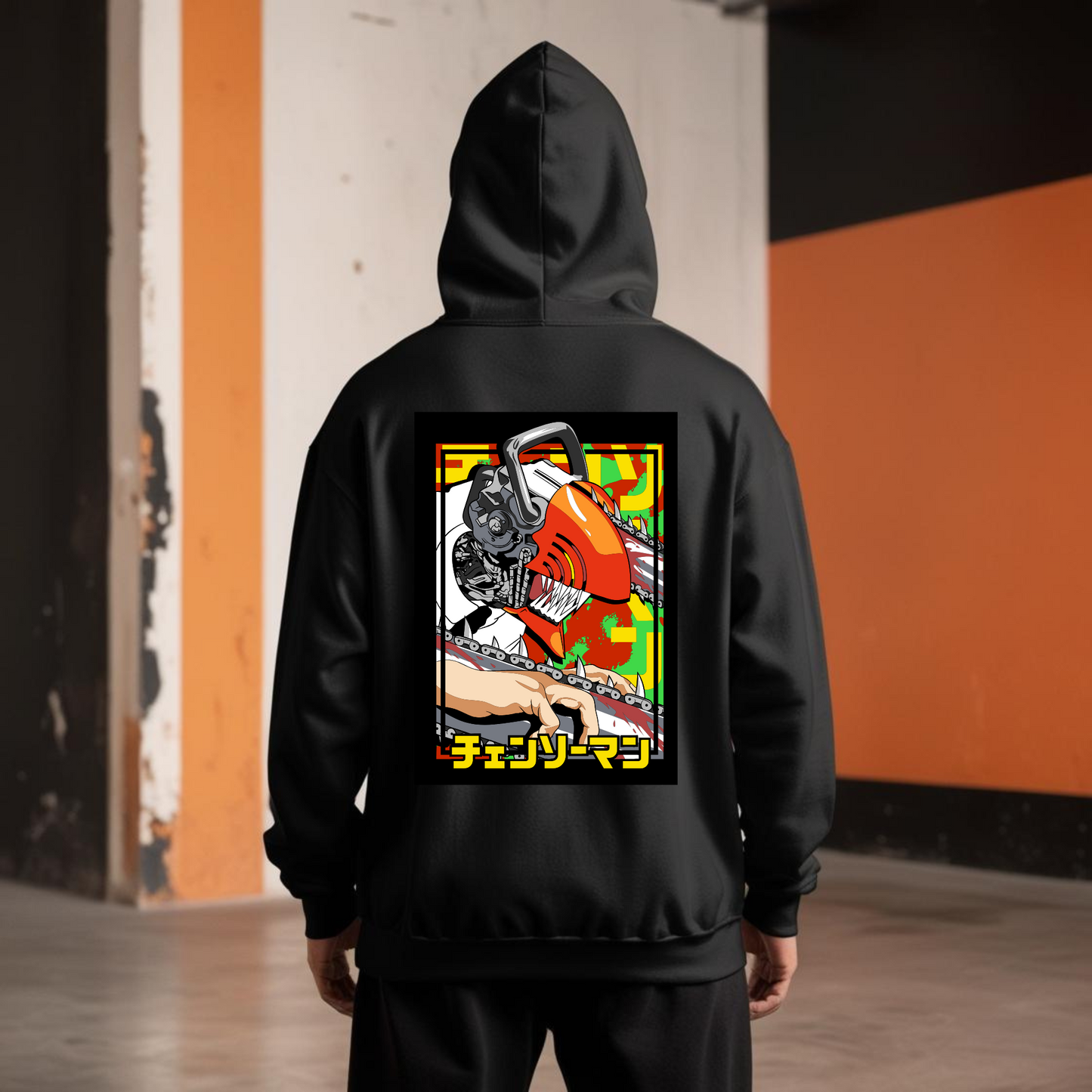 Chainsaw Man Mask Hoodie