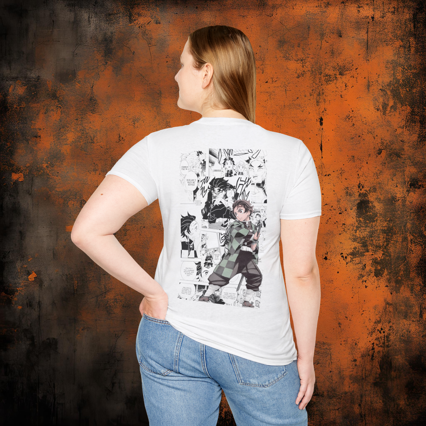 Demon Slayer - Tanjiro Kamado White Tee | Anime Graphic Tee