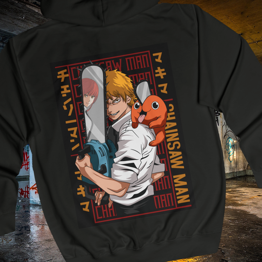 Chainsaw Man Zip Up Hoodie