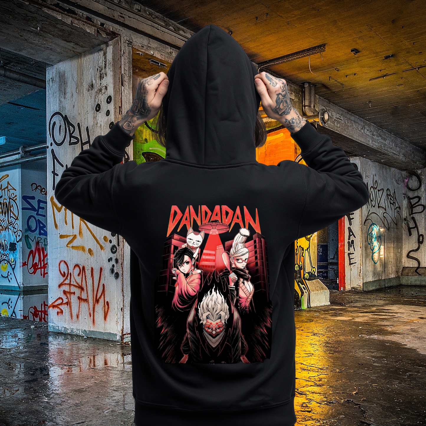 Dan Da Dan Full Zip Up Hoodie
