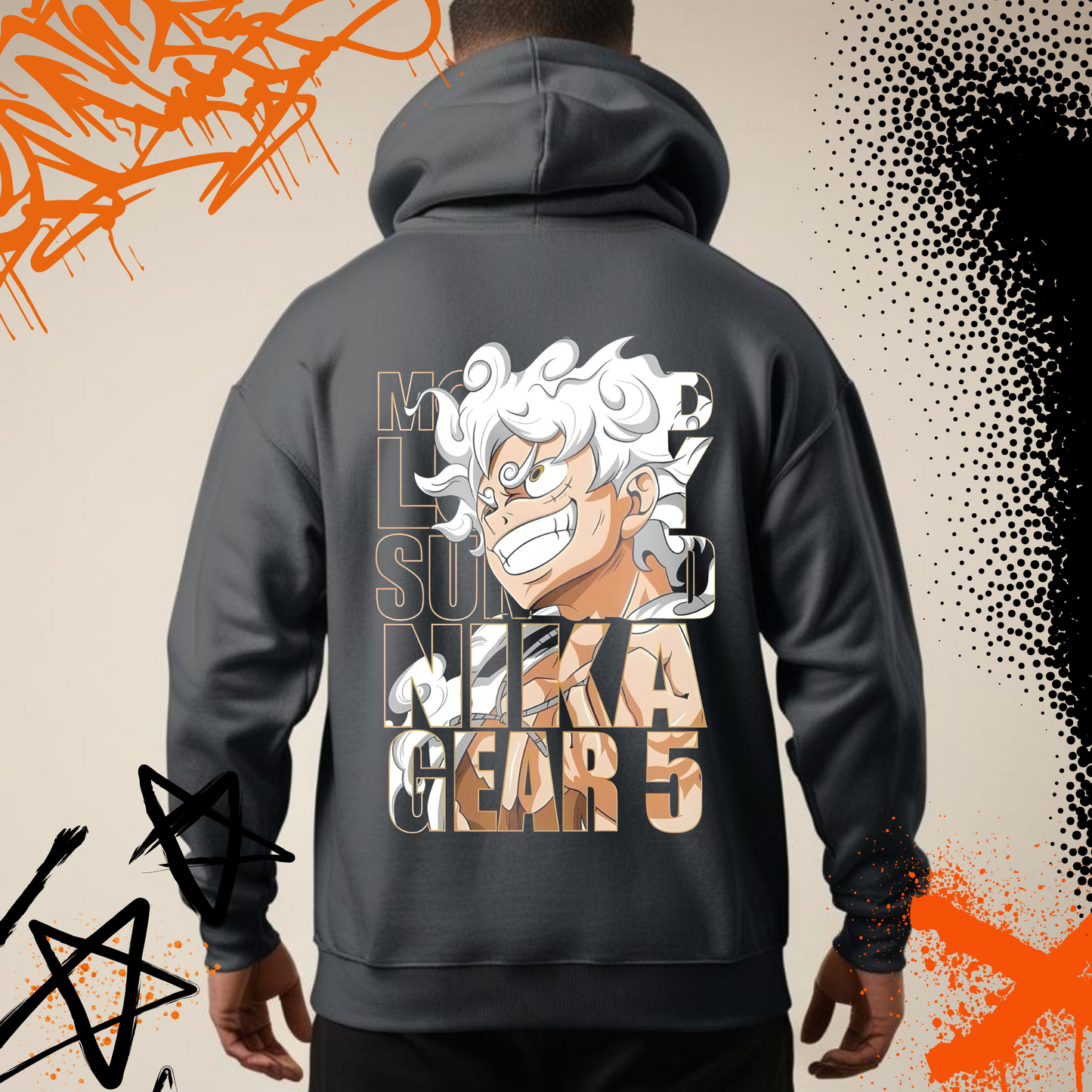 One Piece - Luffy Print Hoodie