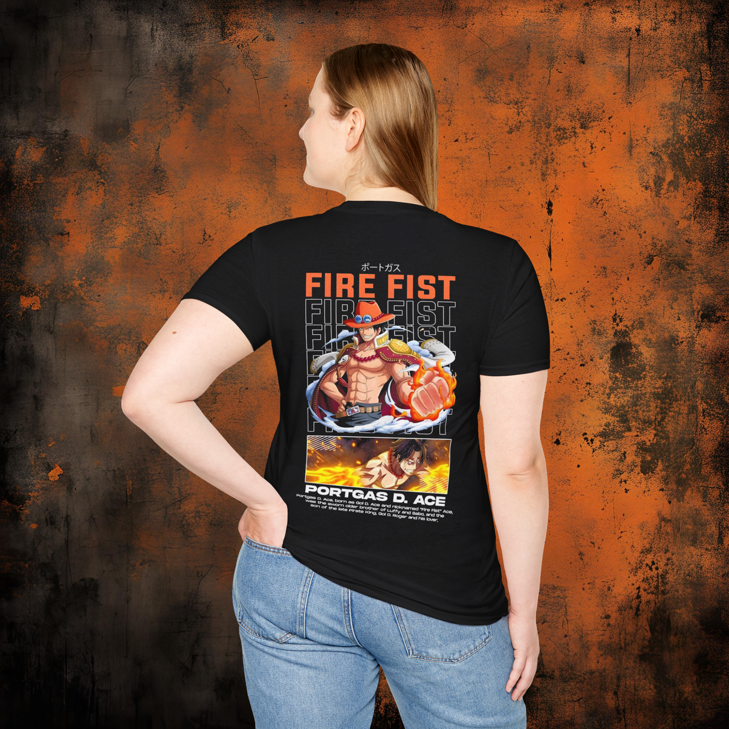 One Piece - Ace - Fire Fist | Anime Graphic Tee
