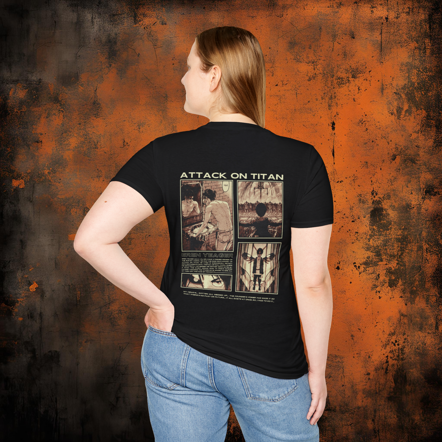 Attack on Titan - Eren Yeager - Story | Anime Graphic Tee