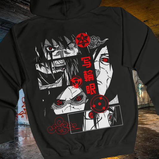 Sharingan Zip Up Hoodie
