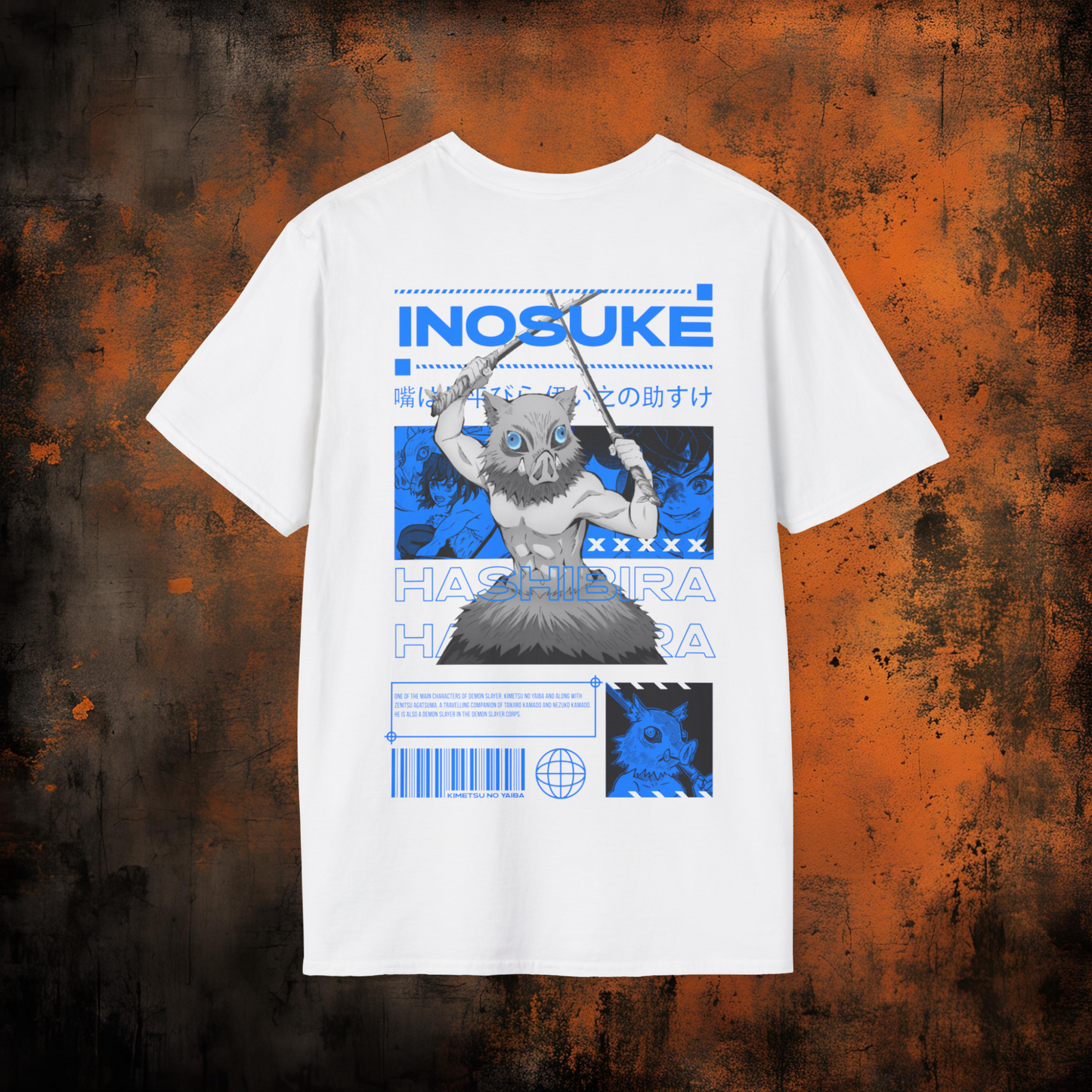 Demon Slayer - Inosuke Hashibira Tshirt | Anime Graphic Tee
