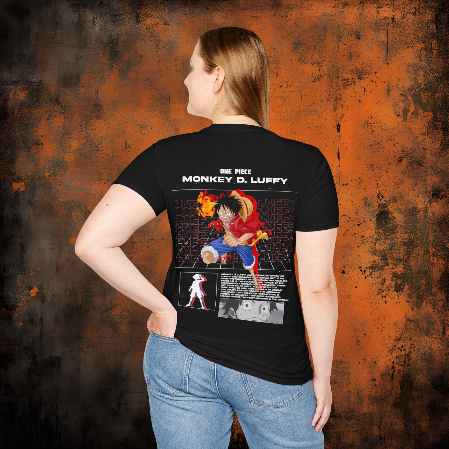 One Piece - Luffy v4  | Anime Graphic Tee