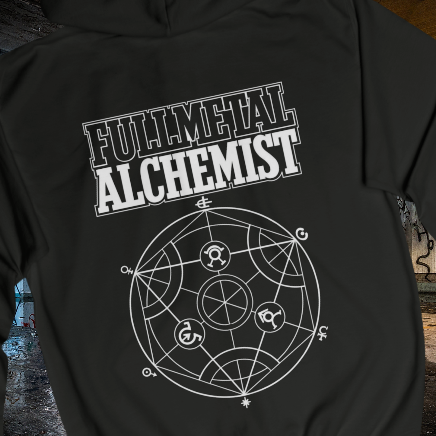 Full Metal Alchemist Zip Up Hoodie - Logo