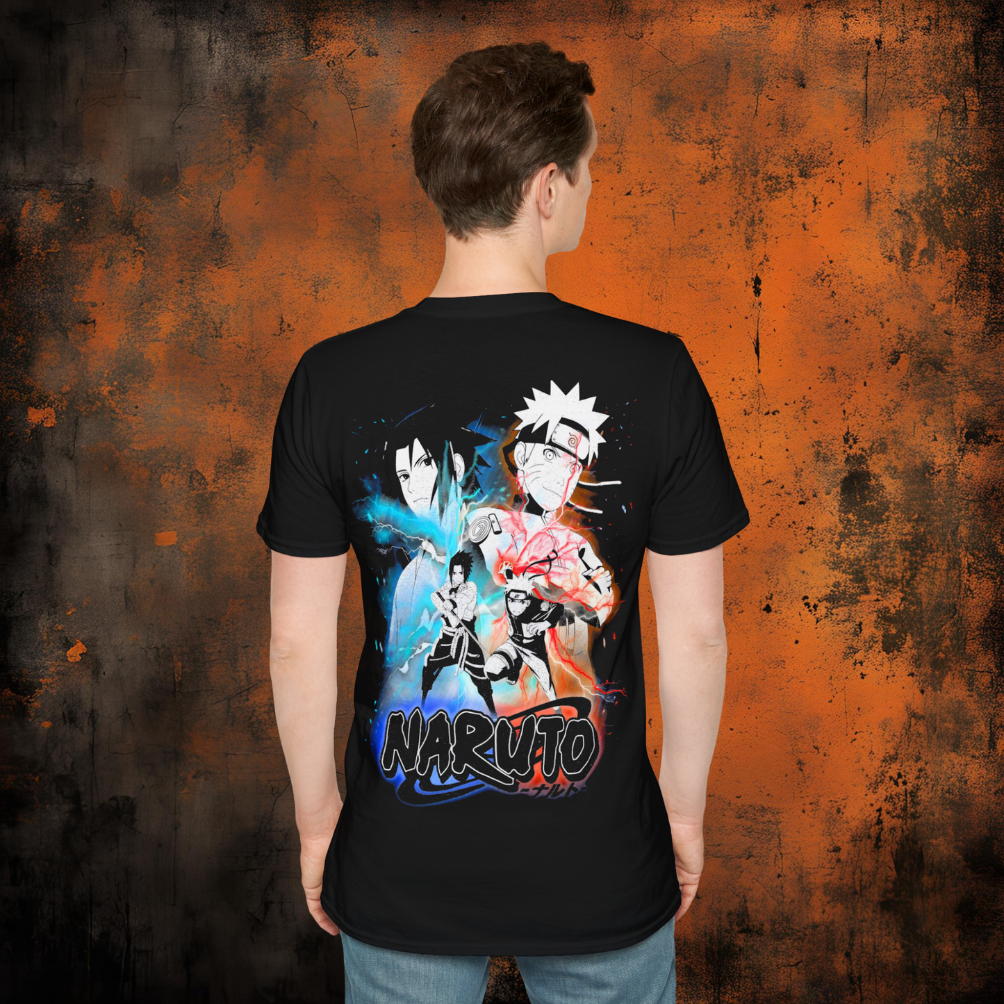 Naruto vs Sasuke v2 | Anime Graphic Tee