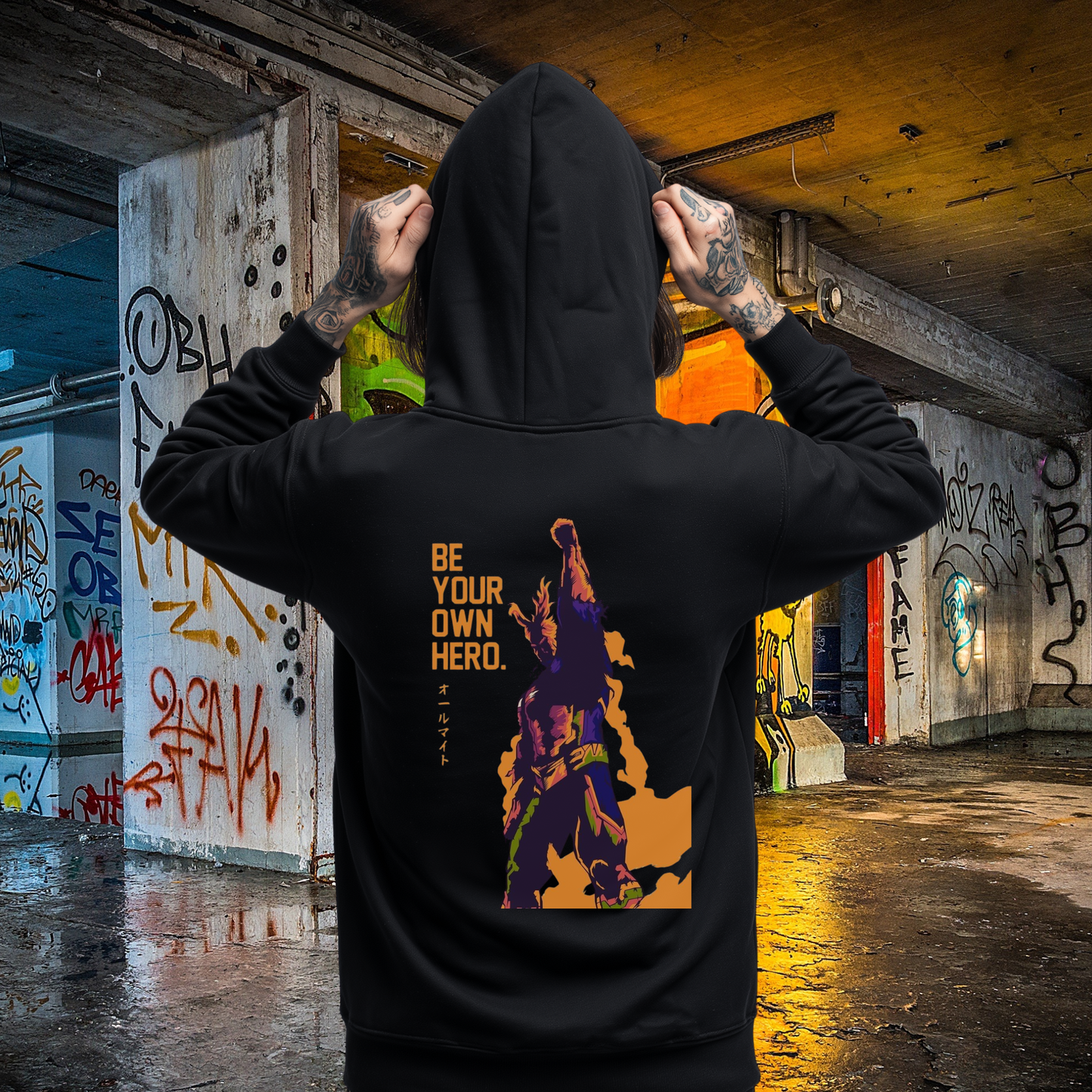 My Hero Academia - All Might Full Zip Up Hoodie