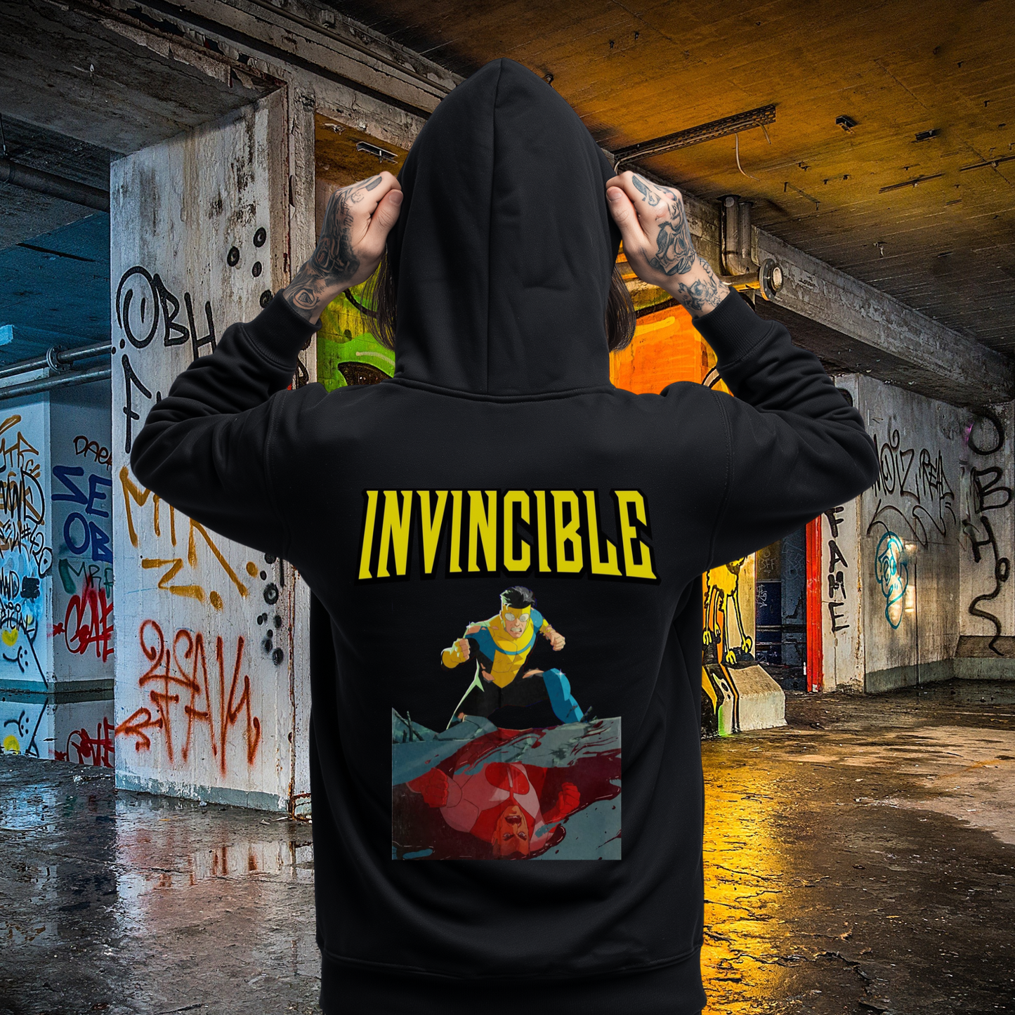 Invincible - Mark vs Omni Full Zip Up Hoodie