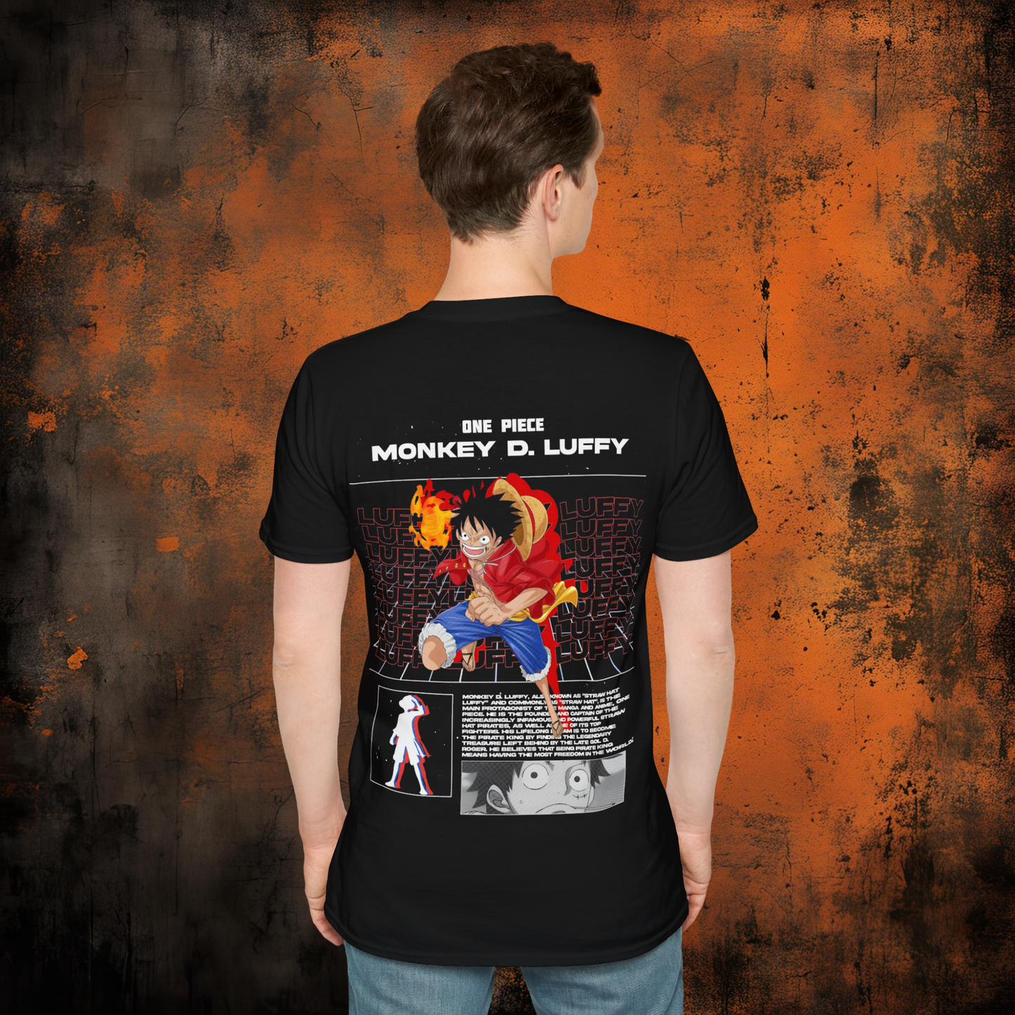 One Piece - Luffy v4  | Anime Graphic Tee