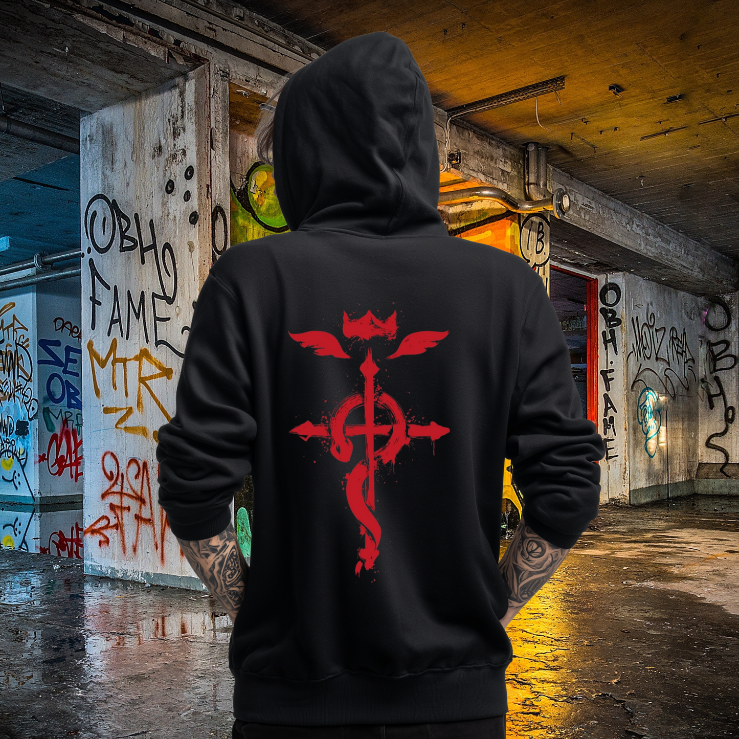 Full Metal Alchemist Zip Up Hoodie - Crest