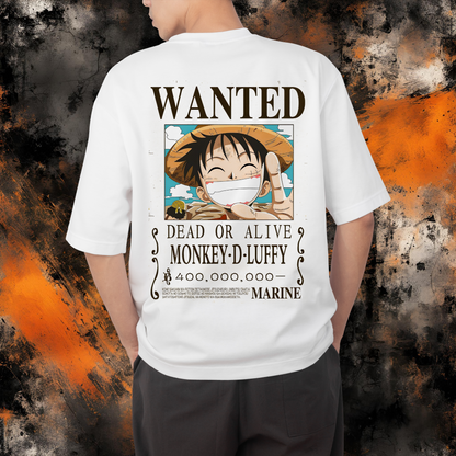 One Piece - Luffy Wanted | Anime Graphic Tee