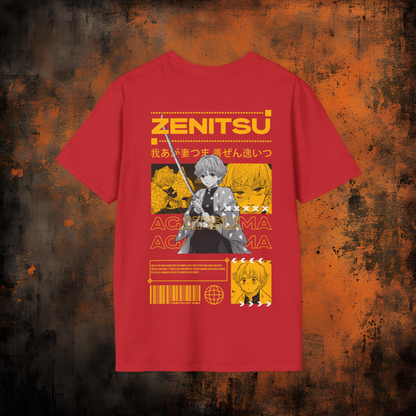 Demon Slayer - Zenitsu Agatsuma Tshirt v5 | Anime Graphic Tee