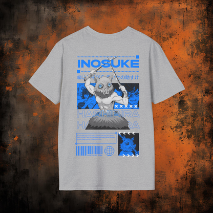 Demon Slayer - Inosuke Hashibira Tshirt | Anime Graphic Tee