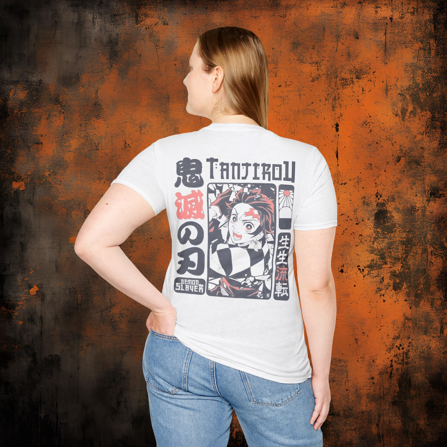 Demon Slayer - Tanjiro Kamado White Tee 2 | Anime Graphic Tee