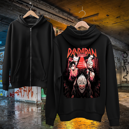 Dan Da Dan Full Zip Up Hoodie