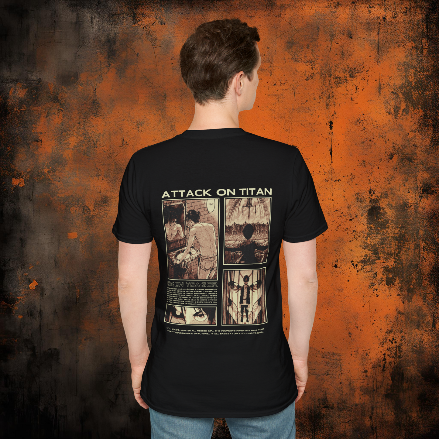 Attack on Titan - Eren Yeager - Story | Anime Graphic Tee