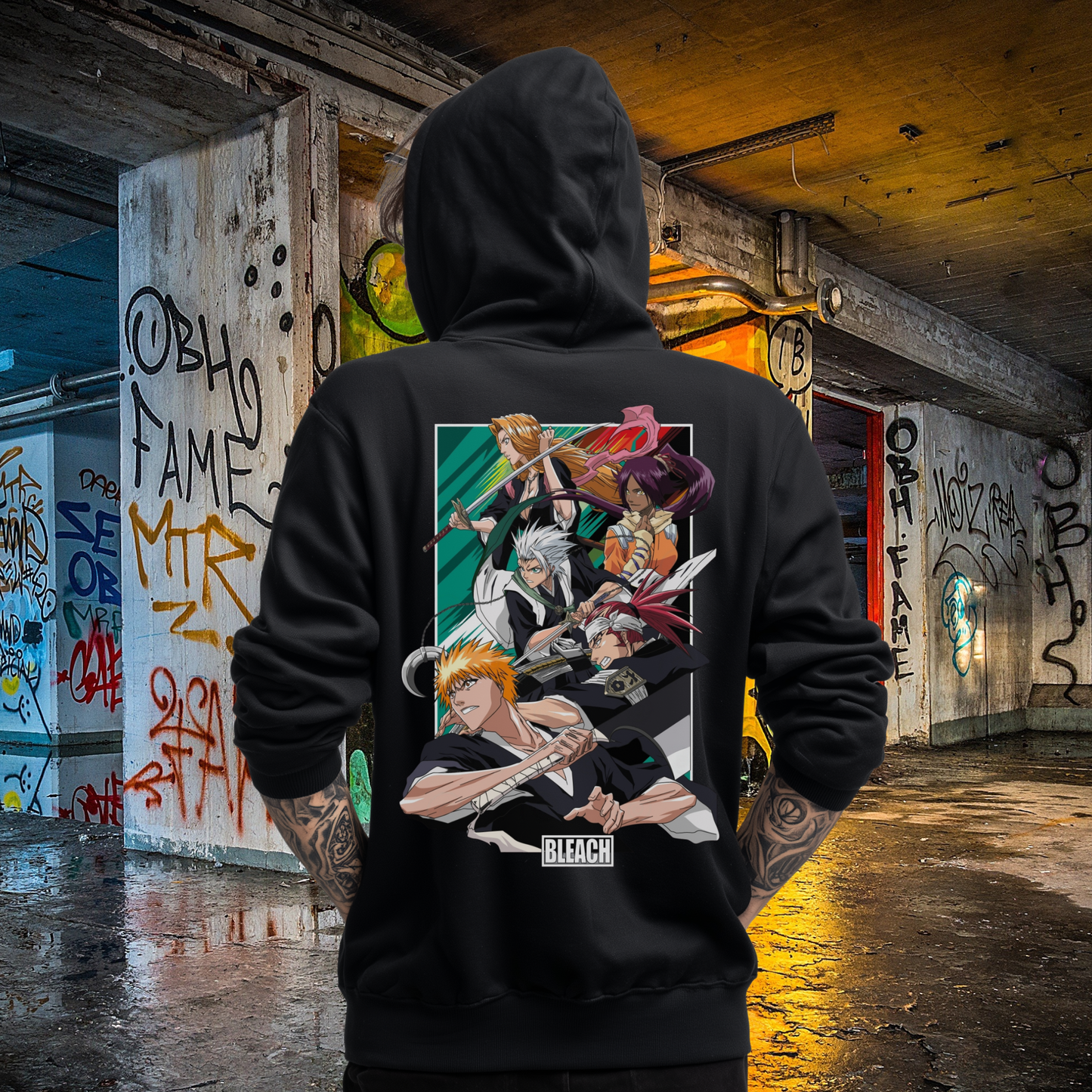 Bleach Zip Up Hoodie