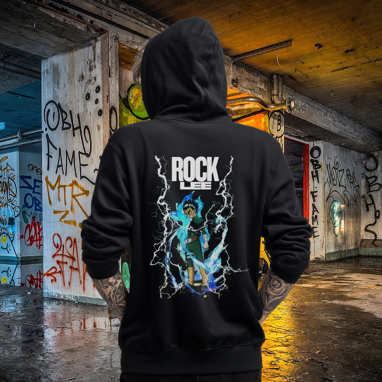 Rock Lee Zip Up Hoodie