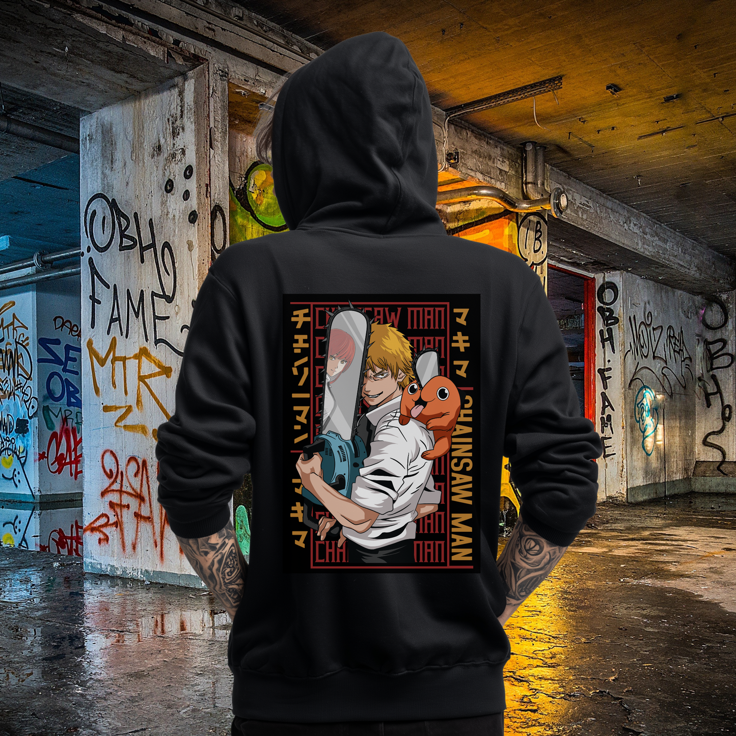 Chainsaw Man Zip Up Hoodie