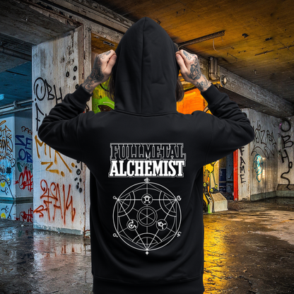 Full Metal Alchemist Zip Up Hoodie - Logo