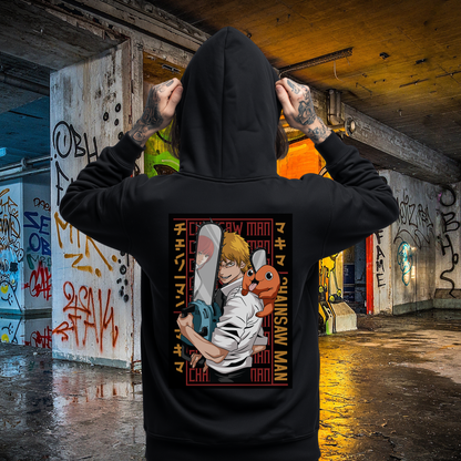 Chainsaw Man Zip Up Hoodie