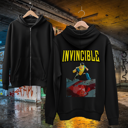 Invincible - Mark vs Omni Full Zip Up Hoodie