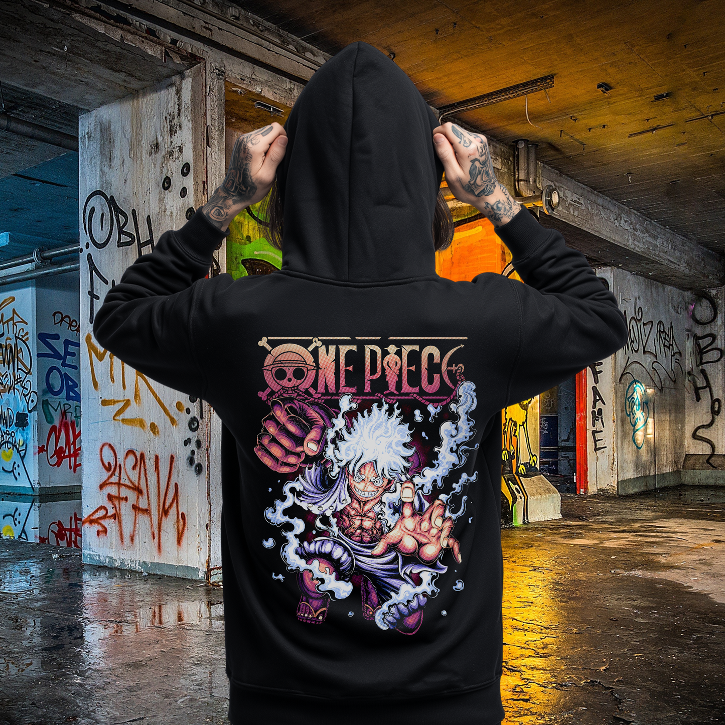 One Piece Zip Up Hoodie