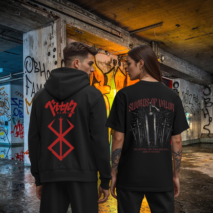 Berserk Logo Full Zip Up Hoodie