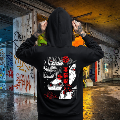 Sharingan Zip Up Hoodie