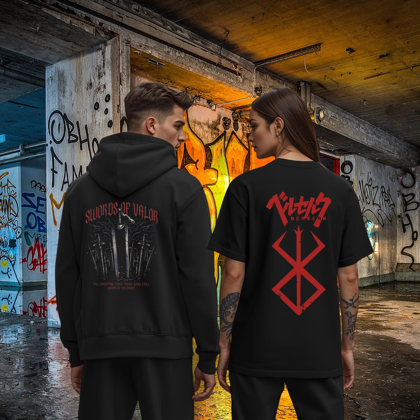 Berserk - Swords of Valor Full Zip Up Hoodie